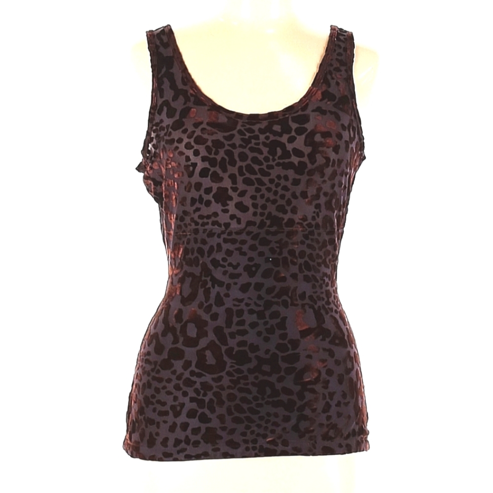 Teez-her brown leopard shapewear tank‎ size Large